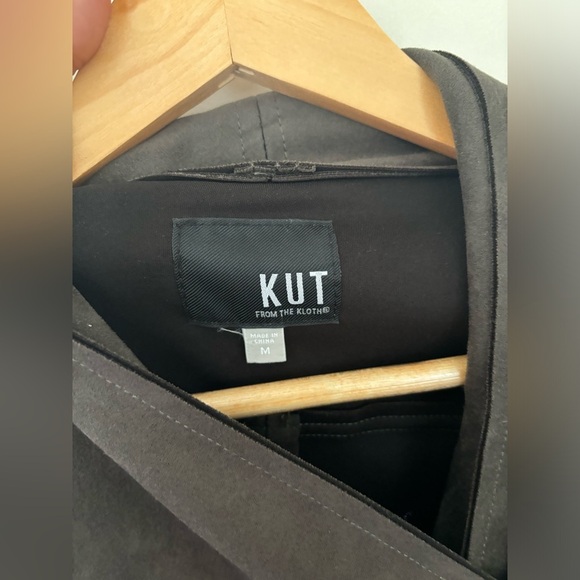 KUT FROM THE KLOTH | Faux suede motto jacket | M - Picture 7 of 7